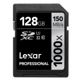 Lexar Professional SDXC 1000x 128GB  UHS-II Flash-Speicherkarte -  LSD128CRBEU1000